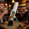 Mortar bierflesopener, automatische mechanische flesopener, snel en soepel te bedienen met één hand, dopverwijderaar voor thuisbars, feestjes, barbecues en andere bijeenkomsten.