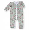 Full Zipper Romper 56 Cotton Pajamas For Girls Flowers