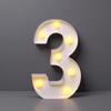 22cm LED Letter & Number Lights for Events - Perfect for Birthdays & Proposals.