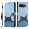 Oukitel C26 Painted Flowers Cartoon Flip Case with Card Slots for C5 2025
