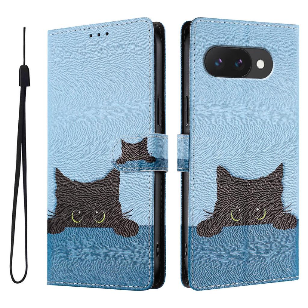 Oukitel C26 Painted Flowers Cartoon Flip Case with Card Slots for C5 2025