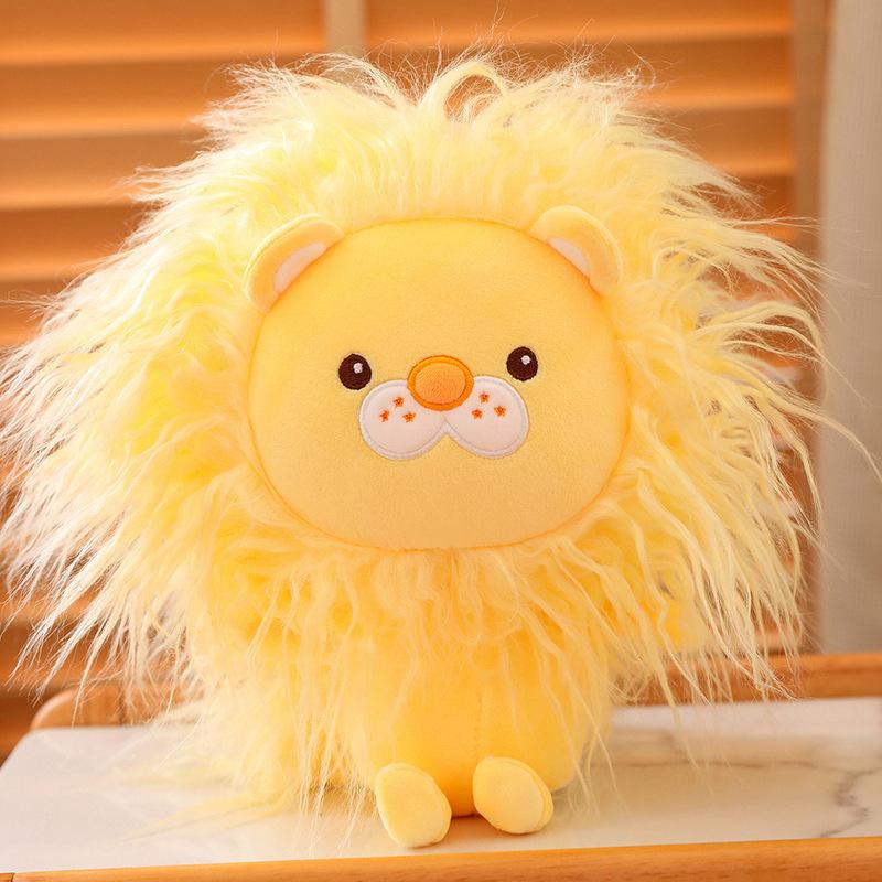 Lovely Lion Leopard Plush Toys Cute Simulation Dolls Pillow Stuffed Soft Real Like Animal Toys Children Kids Decor Gifts 22/28cm