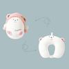 Kids Travel Pillow 2 in 1 Deformable Neck Pillow Soft Ushaped Pillow with Lovely Animal Sleep Companions
