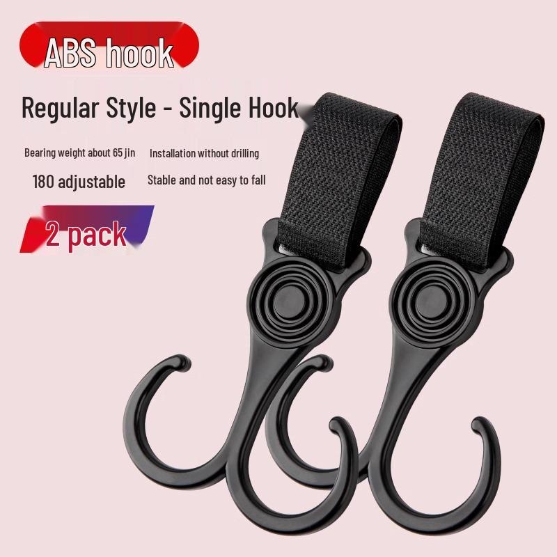 Universal Baby Stroller Hooks for Hanging Bags & Accessories