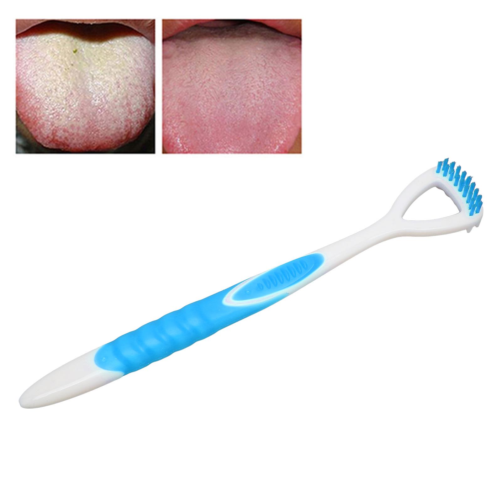 

Ergonomic Tongue Scraper Bad Breath Removal Tongue Brush Oral Care Cleaning Tool