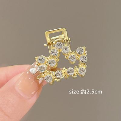 Halbhochgesteckte Frisuren, Haarspangen aus Legierung, Haaraccessoires, kleine Haarnadeln, hochwertige Accessoires für kurzes Haar, seitliche Haarspangen, Haarschmuck
