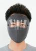 Detachable goggles full-face warm mask winter thickened neck protection cold-resistant balaclava mask fitness and body building