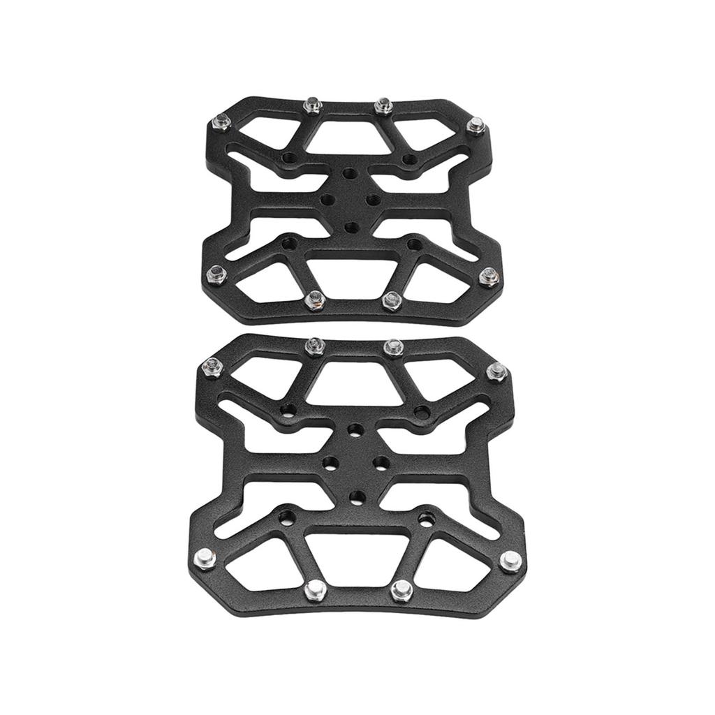1Pair Clipless Pedal Adapters Self Lock Aluminum Alloy for Mountain Bike System