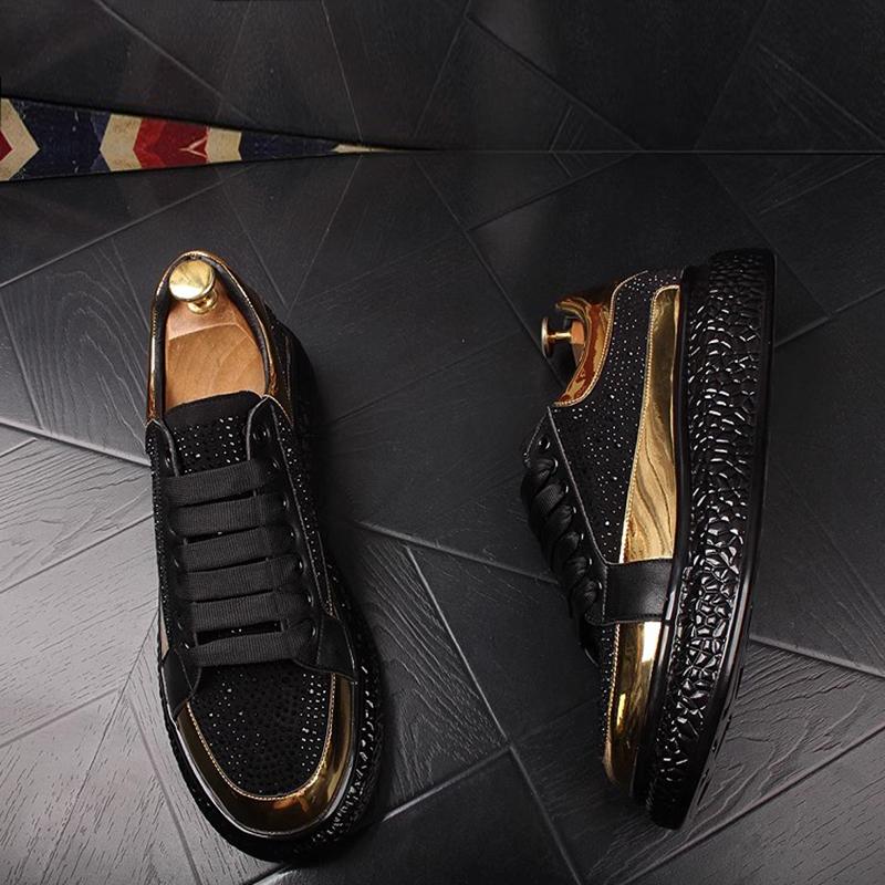 Fashion Men's new thick-soled rhinobason tide shoes every muffin tide men's shoes increase elastic sports casual shoes 6