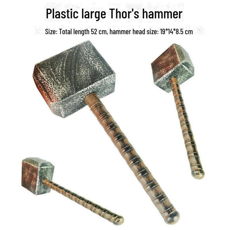 Zestaw Młot Thora i Maska na Halloweenowy Występ Sceniczny