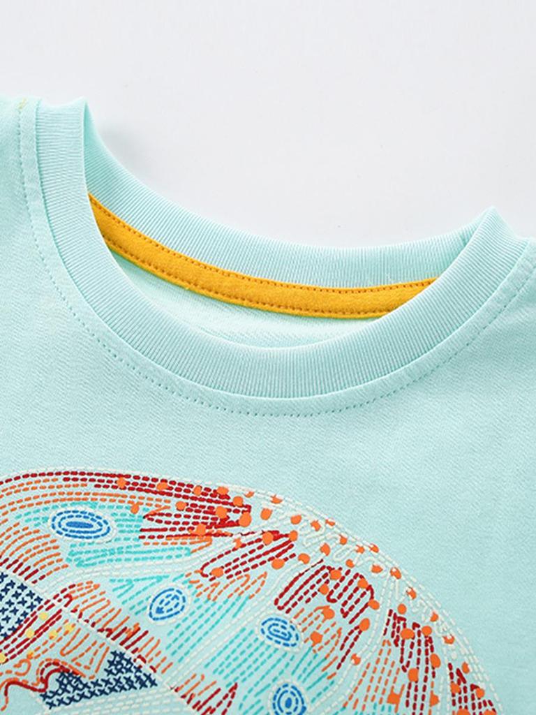 Quallen leuchten T-Shirt mit kurzen Ärmeln für Kinder - Frühling/Sommer