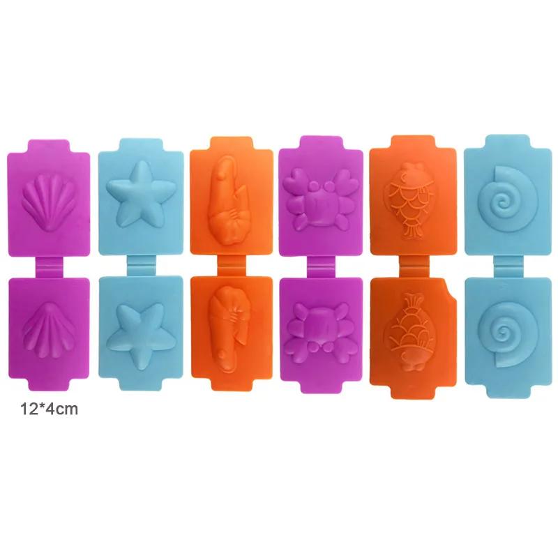 Dough Play Tools for Kids Dough Accessories Molds Dinosaur Fruit Roller Cutter Scissor Playdough Clay Mold Children DIY Toys