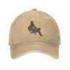Chillin Sassy Sasquatch Baseballcaps Snapback Denimhatter Utendørs Justerbar Casquette Sports Baseball Cowboyhatt for Unisex