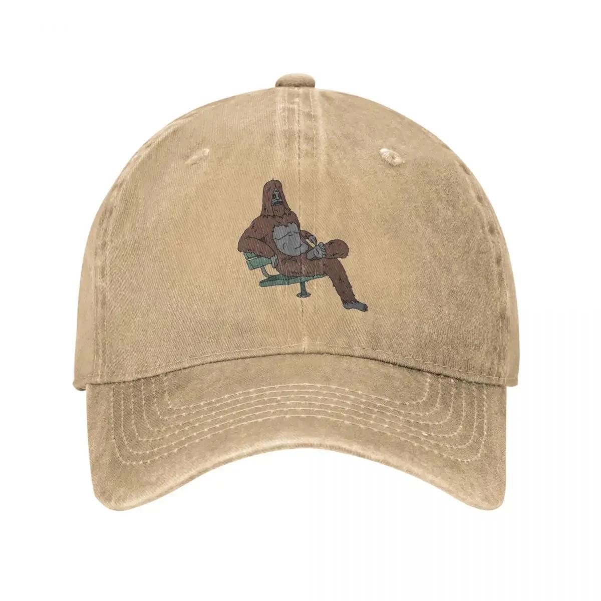 

Chillin Sassy The Sasquatch Baseball Caps Snapback Denim Hats Outdoor Adjustable Casquette Sports Baseball Cowboy Hat for Unisex One Size