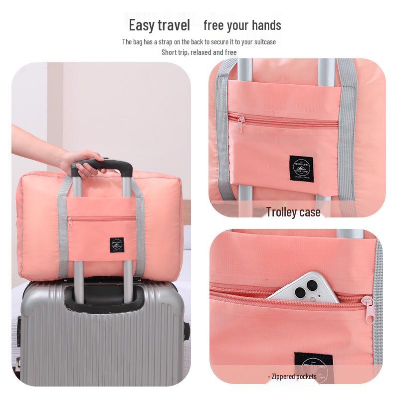 Large Capacity Foldable Luggage Storage, Portable Second Generation Multifunctional Travel Bag.