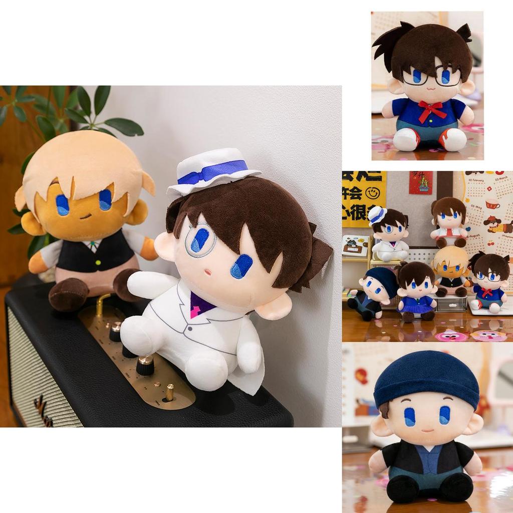 Adorable Detective Conan Kaito Kid Plush Keychain Soft Doll Backpack Pendant Gift