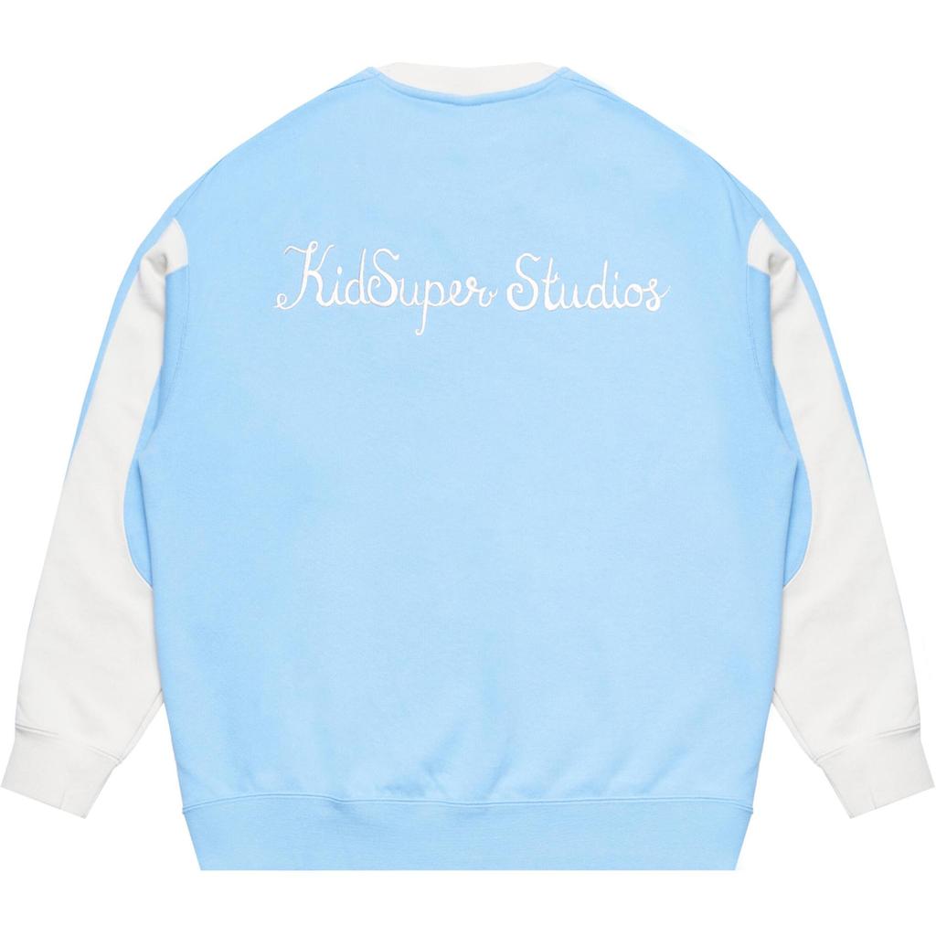Puma X KidSuper Crew Light Blue Men Tops 626700-72