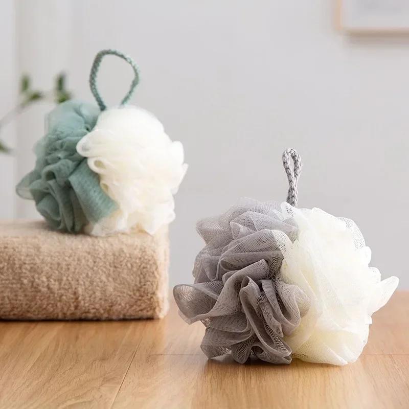1 Pcs Household Large Shower Ball Color Matching Foam Ball Material Is Soft and Does Not Harm The Skin Bath Ball Frosted Mesh