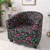 Nordic  Floral Printed Single Sofa Chair Slipcovers Armchair Home Decoration Elastic Spandex For Living Room Sofa Cover