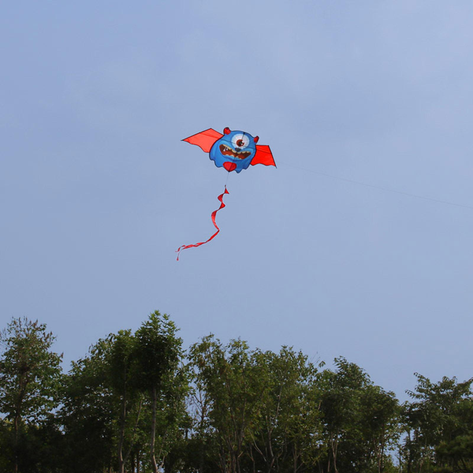 

58x23inch Cartoon 160cm Tail Monster Kite for Adults Trip boys and girls
