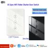 WiFi Roller Shutter Door Smart Wall Switch with Voice Control - Tuya Compatible