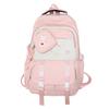 Schoolbag new high-value, light weight, cute, fashionable and versatile large-capacity schoolbag, junior high school and high school students backpack