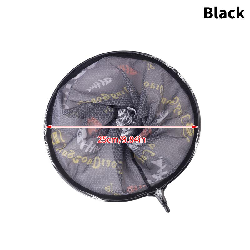 Five Sizes Fishing Net Head Anti-Hook Outdoor Hand Net Ultra Light Aluminium Alloy Solid Deepening Net Fishing Tool Accessories