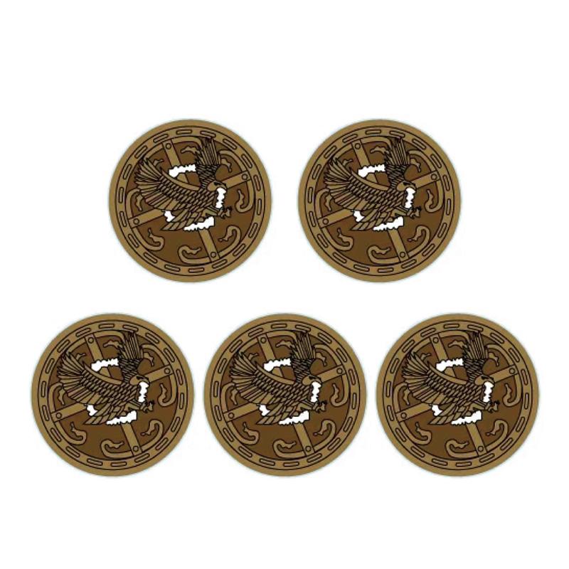 Medieval Military War Army Castle Knight Soldier Figures Building Blocks Weapon Cloak Helmet Shoulder Armor Flag Warrior Shield