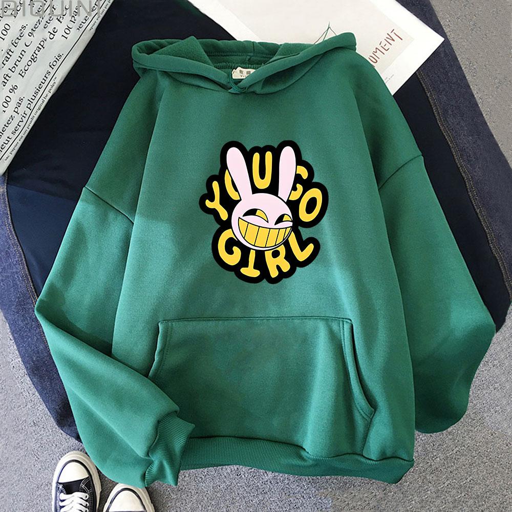 The Amazing Digital Circus Jax Hoodie Men Harajuku Funny Kawaii Hoodies Unisex Cute Rabbit Vintage Pullovers Sweatshirts Cartoon