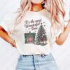 Christmas Time Shirt Its The Most Wonderful Time Graphic Shirt Retro Style Christmas Tees Fashion Holiday Party Woman Tshirt