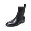 Fashion New English Style Chelsea Long Boots for Men Black Luxury Brand Mens Shoes Rubber Casual Shoes for Men Leather Winter Boots Man
