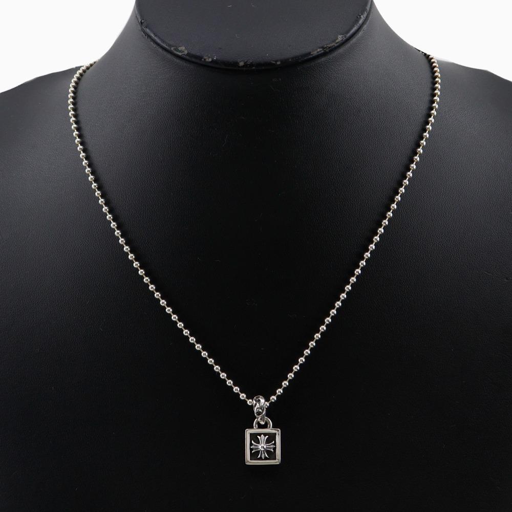 CHROME HEARTS FRAMED CH PLUS Necklace Framed CH Plus Silver925 11.0g unisex Used