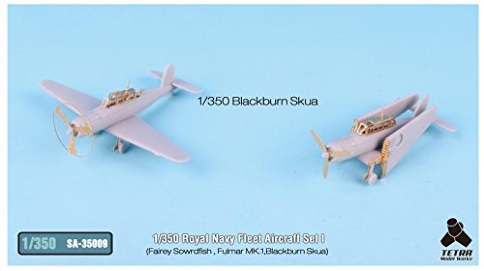 Tetra Model Works Royal Navy Navy Aircraft Set Swordfish Falmer Skua ME Ship Accessory Parts Set Plastic Model Parts SA3509 1/350