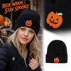 Halloween Pumpkin Pattern Knit - Warm Winter Cycling Hat for Cold Outdoor Sports