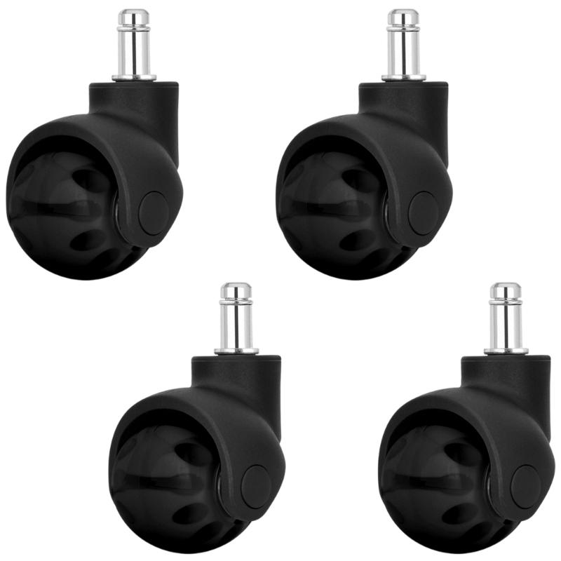 Universals Office Chair Wheel Caster Trolley Rollers Heavy Duty Swivels Caster Hardware for Office/Computer Chairs