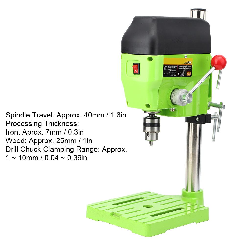 Mini Bench Drill Stand Table DIY Metal Wood Drilling Electric Machine 5169A