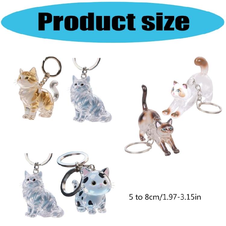 Creative Pet Furs Keyring Shatterproof Plastic Memorial Keychain For Daily Remembrance Pet Hair Collection Container