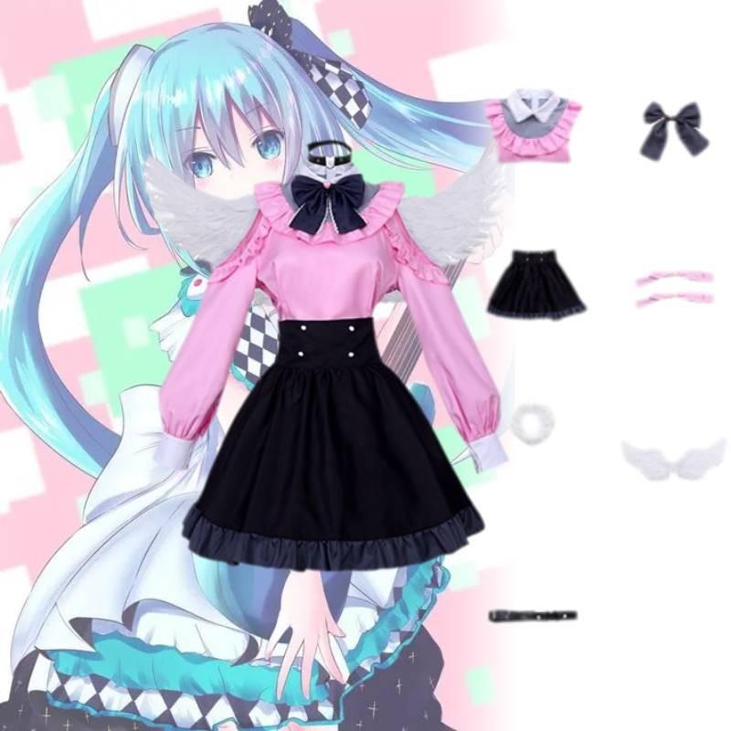 More More Jump Hatsune Miku Wing Cosplay Stage Clothing Perform Suit Fans Anime