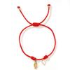 Bohemian Colorful Gold Palm Hand Chain - Fashionable Niche Jewelry Design