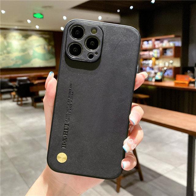 

Бизнес-чехол для телефона из искусственной овечьей кожи для Iphone 13 11 12 Pro Max Xs Max Xr X Xs 13pro 11 противоударный бампер матовая задняя крышка For iPhone 13Pro Max