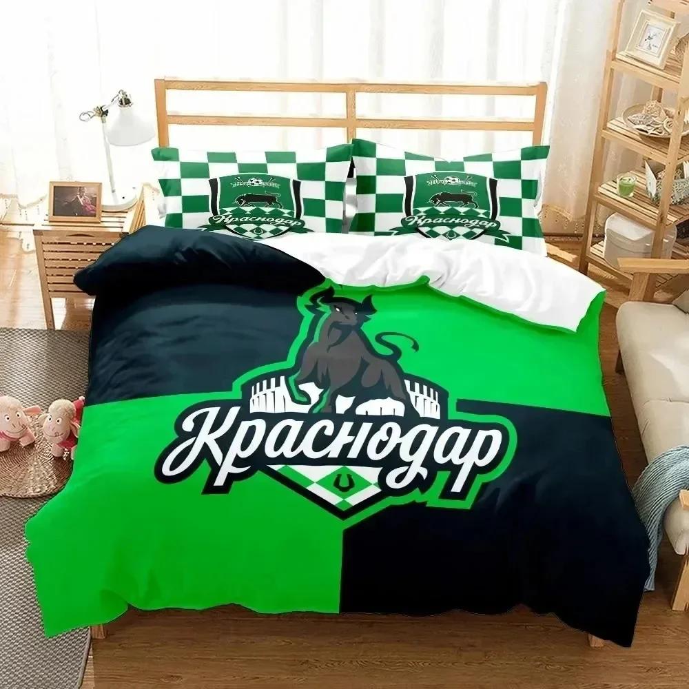 Russion Soccer Premier Bedding Set Boys Girls Twin Queen Size Duvet Cover Pillowcase Bed Boys Adult Fashion Home Textileextile