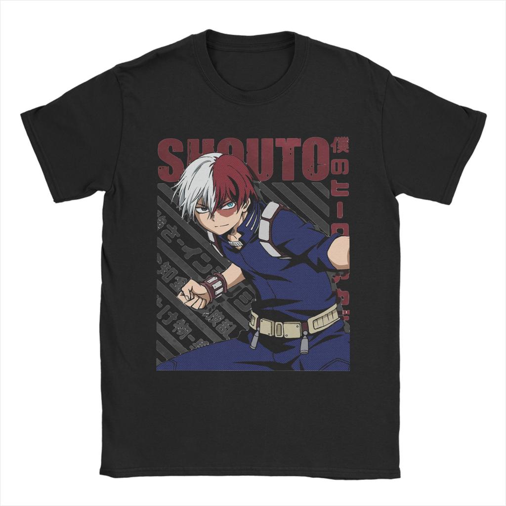 Vintage Himiko Toga My Hero Academia T-Shirts Men Crewneck Cotton T Shirt  Short Sleeve Tee Shirt Plus Size Clothing