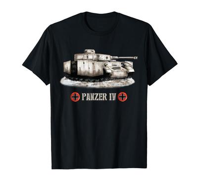 T-shirt Souvenir du Char Allemand Panzer IV de la Seconde Guerre Mondiale