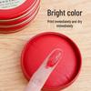 Large Red Quick-Dry Self-Inking Stamp Pad for Stamping & Fingerprints - Office Supplies with Water-Based Sponge Core