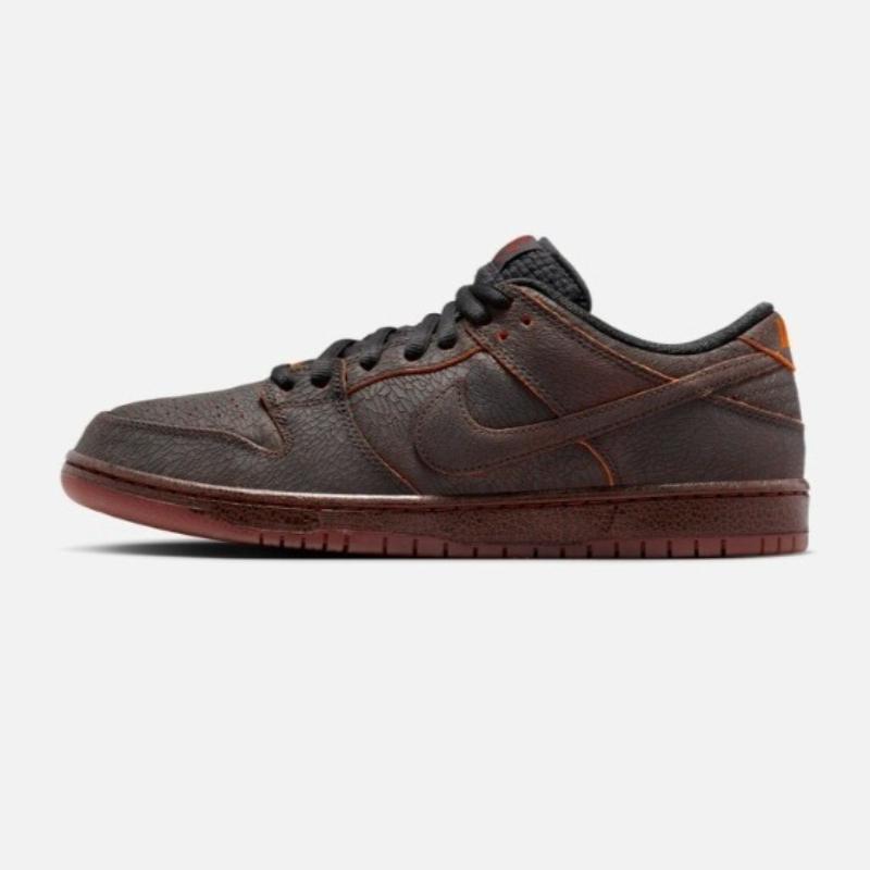 NIKE Men's Winter New Rubber Soled LOW Top Leather Skateboard Shoes NIKE SB DUNK LOW HV1668