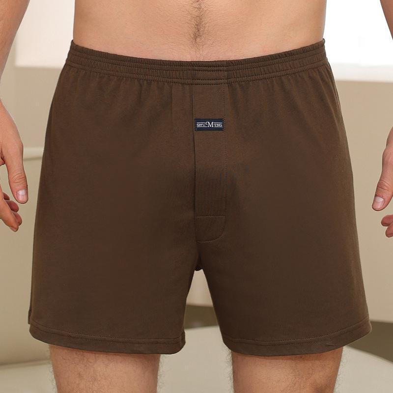 Underwear Loose Loose Plaid Wide Men