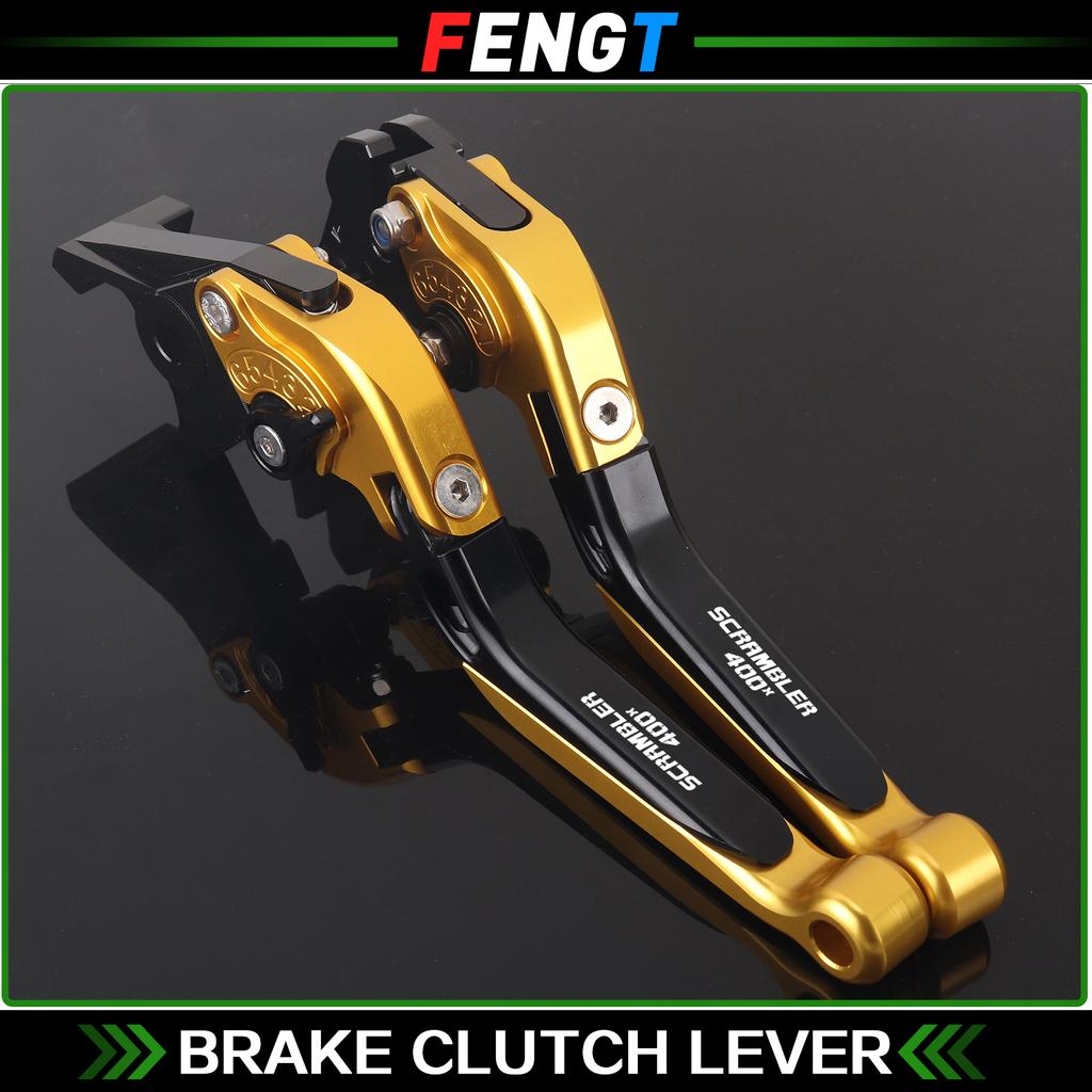 For Speed 400 Scrambler 400X Motorcycle Scrambler400x Speed400 CNC Adjustable Handle Brake Lever Extendable Clutch Levers