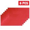 6PCS Classic Base Plate 32x32 16x32 Dots Baseplate Bricks DIY Assembly ABS Plastic Building Blocks Compatible Brand Figures City