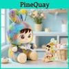 Plush Rainbow Tiedye Rabbit Toy With Pp Cotton Filling For Kids And Teens