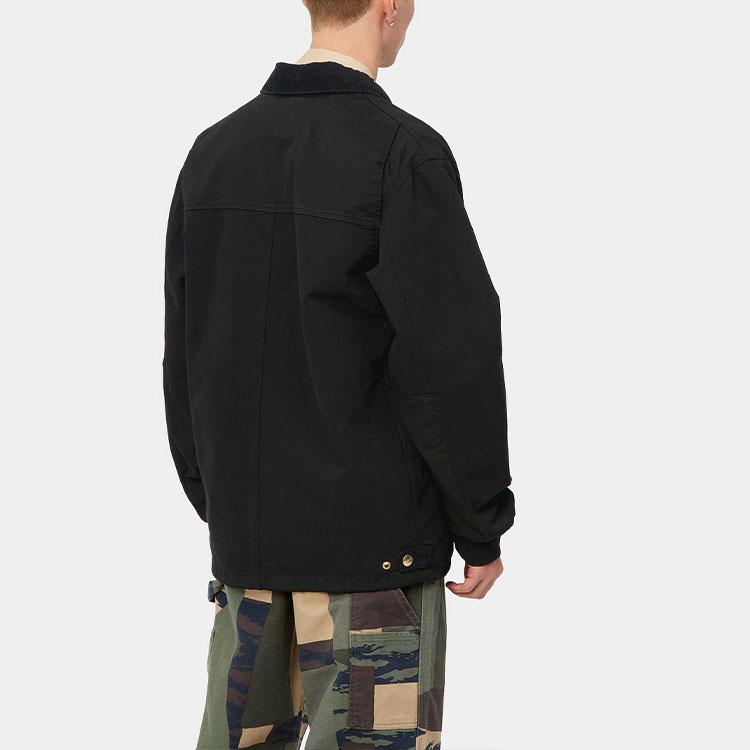 Carhartt WIP Medley Dearborn Canvas 12oz Jacket Black (Garment Dyed) Men Streetwear I030439-89-GD